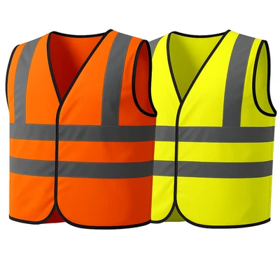High Visibility Waistcoat Safety Vest | Reflective Workwear EN471 | Men & Women - Image 1 of 3