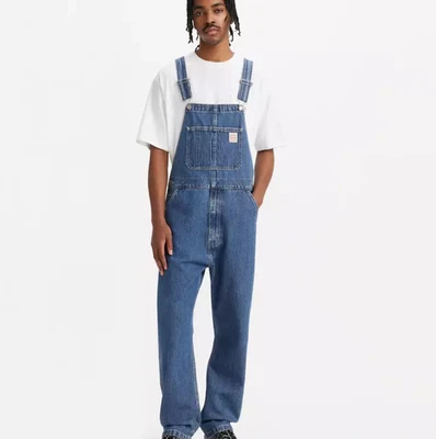 Macacão Masculino LEVI'S Red Tab™ Best Seller - Envolva-se - Lavagem Escura NOVO COM - Imagem 1 de 4