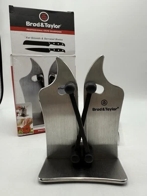 Brod & Taylor Professional Knife Sharpener Stainless Steel KS-500 W/Manual /roh - Image 1 of 4