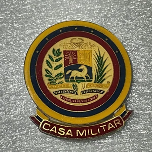 1980er VENEZUELA PIN ABZEICHEN CASA MILITAR MILITARY INSIGNIA PRESIDENT'S GUARD - Bild 1 von 3