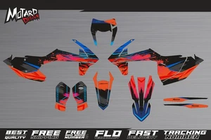 Motard Design Graphics Kit for KTM EXC EXC-F XC-W 2017 2018 2019 Decals Stickers - Picture 1 of 6