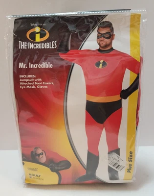 Incredibles Mr Incredible взрослый 2XL XXL дух Хэллоуин костюм косплей новый - Изображение 1 из 4