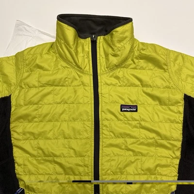 Patagonia Nano Puff Hybrid Jacket Men Medium Polartec Primaloft Lime - Image 1 of 4