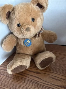 Vintage 1982 DAKIN 14" Brown Teddy Bear Super Soft Plush w/ Dakin Tag - Picture 1 of 9