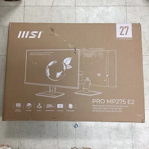 MSI 27" 120 Hz IPS FHD Monitor 1ms Adaptive-Sync 1920 x 1080 Flat Panel PRO MP27 - Picture 1 of 3