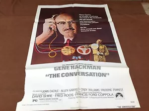 1974 The Conversation Original Movie House Full Sheet Poster - Picture 1 of 10