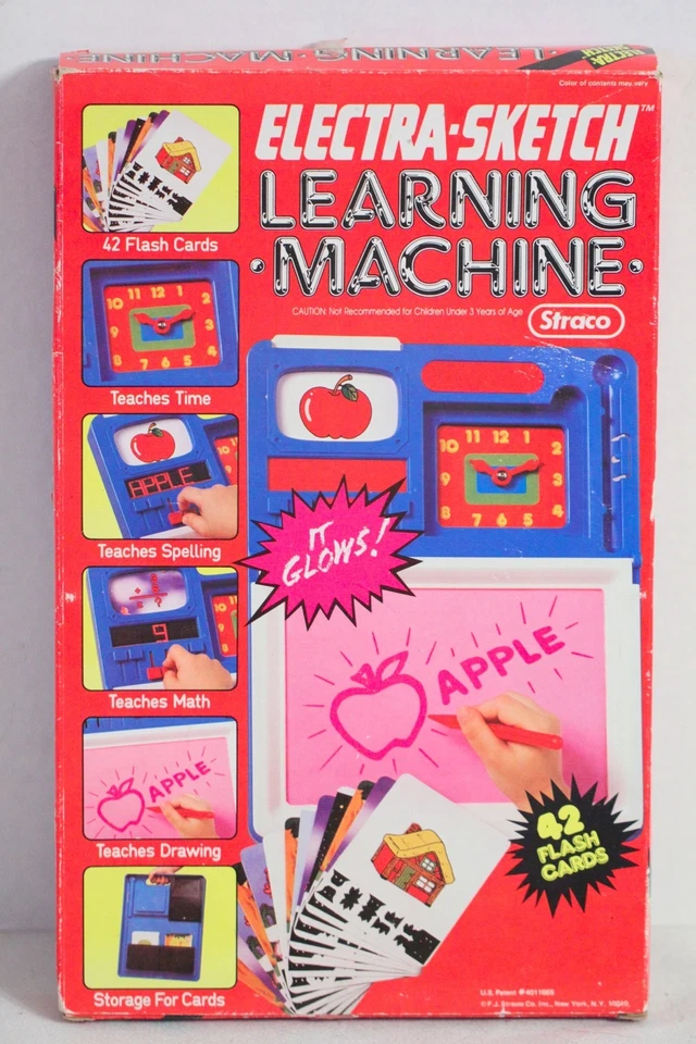 Electra-Sketch STRACO 学习机 复古玩具  — 第 1/1 张图片