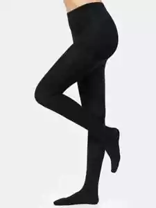 NUR DIE Strumpfhose blickdicht Leggins Wohlig-Warm 100 DEN dunkelblau L 44/48 - Bild 1 von 1