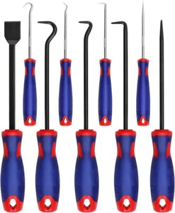 WORKPRO Precision Juego de 9 piezas Pick and Hook con raspador Juego de herramientas manuales automotrices - Imagen 1 de 7