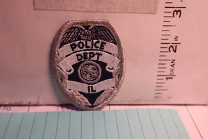 police patch   POLICE ILLINOIS GENERIC BALL CAP SIZE - Picture 1 of 1
