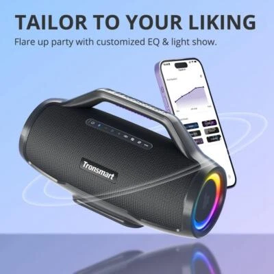 Tronsmart Portable Bluetooth Speaker 130W IPX6 Waterproof Party Speaker Audio