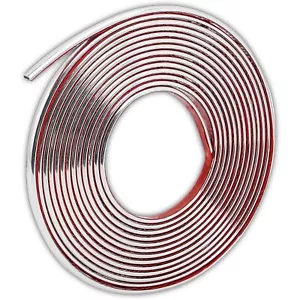 Silver Self Adhesive 3D Wall Edging Strip Peel and Stick Trim Seam Wall Stick... - Picture 1 of 6