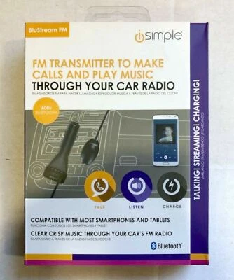 iSimple ISBT43 Bluetooth Manos Libres Radio Coche Inalámbrico BluStream Transmisor FM Foto 1 de 3