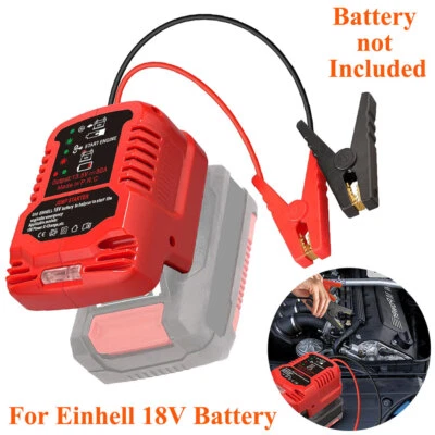 For Einhell Power X-Change 18V Jumper Jump Kit 11 AWG Auto Booster Cable Starter