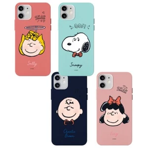 [PEANUTS] Snoopy Big Head Soft Jelly Cover For iPhone 13 ~ 16 Case Made in Korea - Picture 1 of 14