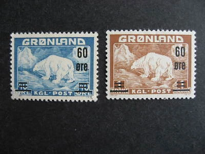Greenland Polar Bear Sc 39-40 MH very presentable but both faulty see pictures - Image 1 of 2