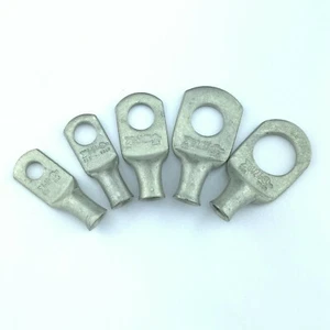 8 AWG Gauge Cable Lugs Ring Terminals Battery Wire Connectors Pure Copper Tinned - Picture 1 of 12