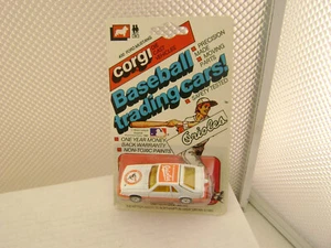1982 CORGI METTOY #400 FORD MUSTANG COBRA BALTIMORE ORIOLES BASEBALL TRADING CAR - Picture 1 of 3