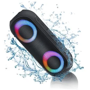 Bluetooth Speakers with Light, 30W Portable Bluetooth Wireless(100FT Black - Picture 1 of 7