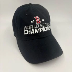 Gorra de béisbol favorita de los fanáticos MLB Boston Red Sox Campeones de la Serie Mundial 2018 - Imagen 1 de 8