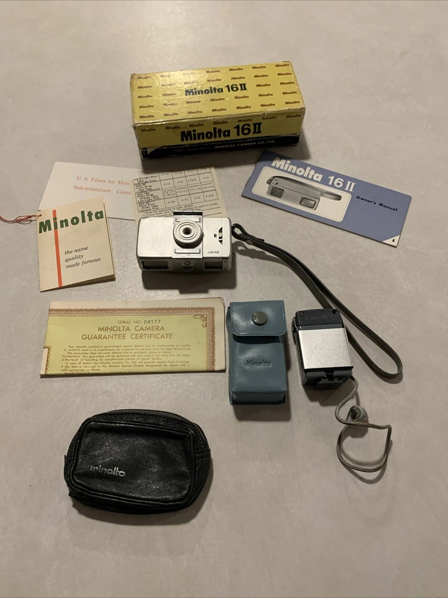 Minolta 16 Film In Vintage Subminiature Cameras for sale | eBay