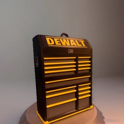 DeWALT Mini Christmas Tree Ornament / Key Ring / Collectors Item - Image 1 of 3