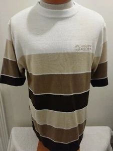 South Pole Authentic Collection Men's Sweater Pullover Brown White Tan Sz M  - Picture 1 of 5