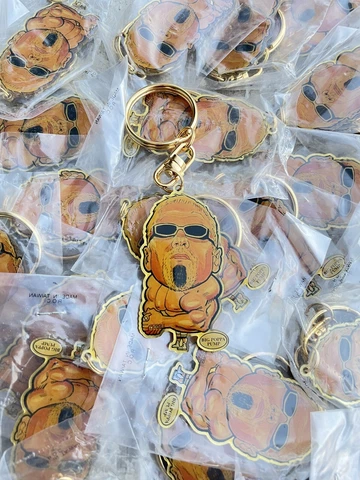 1999 VTG WCW Scott Steiner Big Poppa Pump NWO Lanyard Keychain Starline Creation Cover