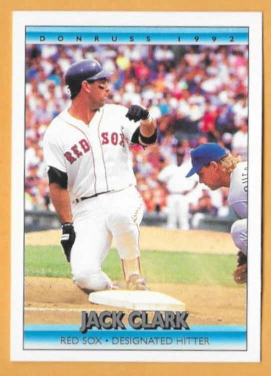 JACK CLARK BOSTON RED SOX #169 - DONRUSS NM-MT 1992 - Image 1 of 1