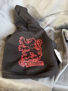 NEW Wizarding World Harry Potter Gryffindor Pet Dog Puppy Hoodie Size Small S - Picture 1 of 8