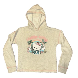 Hello Kitty Kids Girls Graphic Fleece Hoodie Size XL (14/16) Beach Theme - Picture 1 of 4