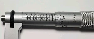 Starrett Mul-T-Anvil Micrometer No. 220, 0"-1", includes only anvil shown - Picture 1 of 12