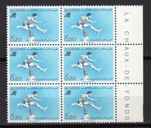 Algérie 1971 jeux sportifs méditerranéens bloc de 6 timbres neufs MNH /TE819 - Picture 1 of 1