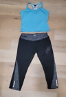 Nike Women’s Outfit Workout Yoga Tennis Running Golf Blue Tank Top leggings XL