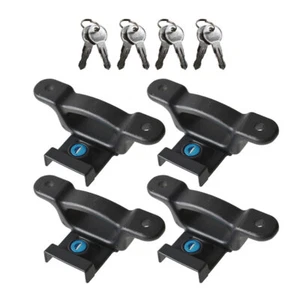 Labwork Truck Bed Box link Tie Down Anchor Cleats For Ford 15-20 F150 F250 W/Key - Picture 1 of 17