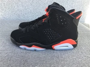 CL New Air Jordan 6 "Infrared" Men's shoes black/red 384664-060 - Picture 1 of 5
