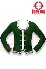 New Women/Girls/Ladies Highland dancing Jacket Green Velvet In All sizes