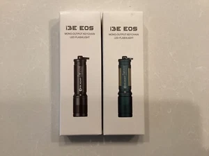 2 Olight I3E EOS Dream Blue & Black EDC Waterproof LED Flashlight, 90 Lumens - Picture 1 of 4