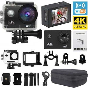 4K Action Camera/ Sport Camera SJ9000 Wifi 1080P HD Waterproof Camcorder Remote - Picture 1 of 12