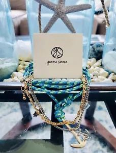 Gemma Simone Voyage Bracelet Set Wrap Bracelet & Anklet - NIP - Picture 1 of 7