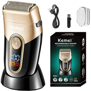 USB Rechargeable Foil Shaver Electric Cordless Wet/Dry Shaver Razor for Men Gift - Picture 1 of 14
