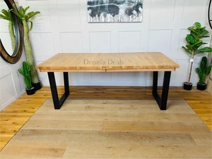 John Lewis Calia 8-10 Seater Extending Dining Table, Oak Rrp 999 R40 - Picture 1 of 13
