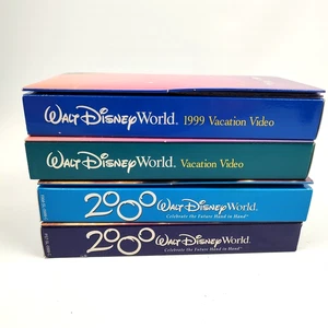 Walt Disney World Vacation Planner VHS Lot Of 4, 1999, 2000 W Inserts - Picture 1 of 16