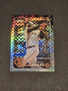 2024 Topps cromo #194 Patrick Bailey X-Fractors - Imagen 1 de 2