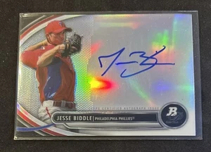 Jesse Biddle 2012 Bowman Platinum Refractor Prospect Auto Phillies/Braves - Picture 1 of 2