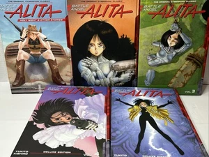 Battle Angel Alita Deluxe Edition Book Lot Of 5 (Hardcover, 2014) Kodansha Comic - Picture 1 of 20