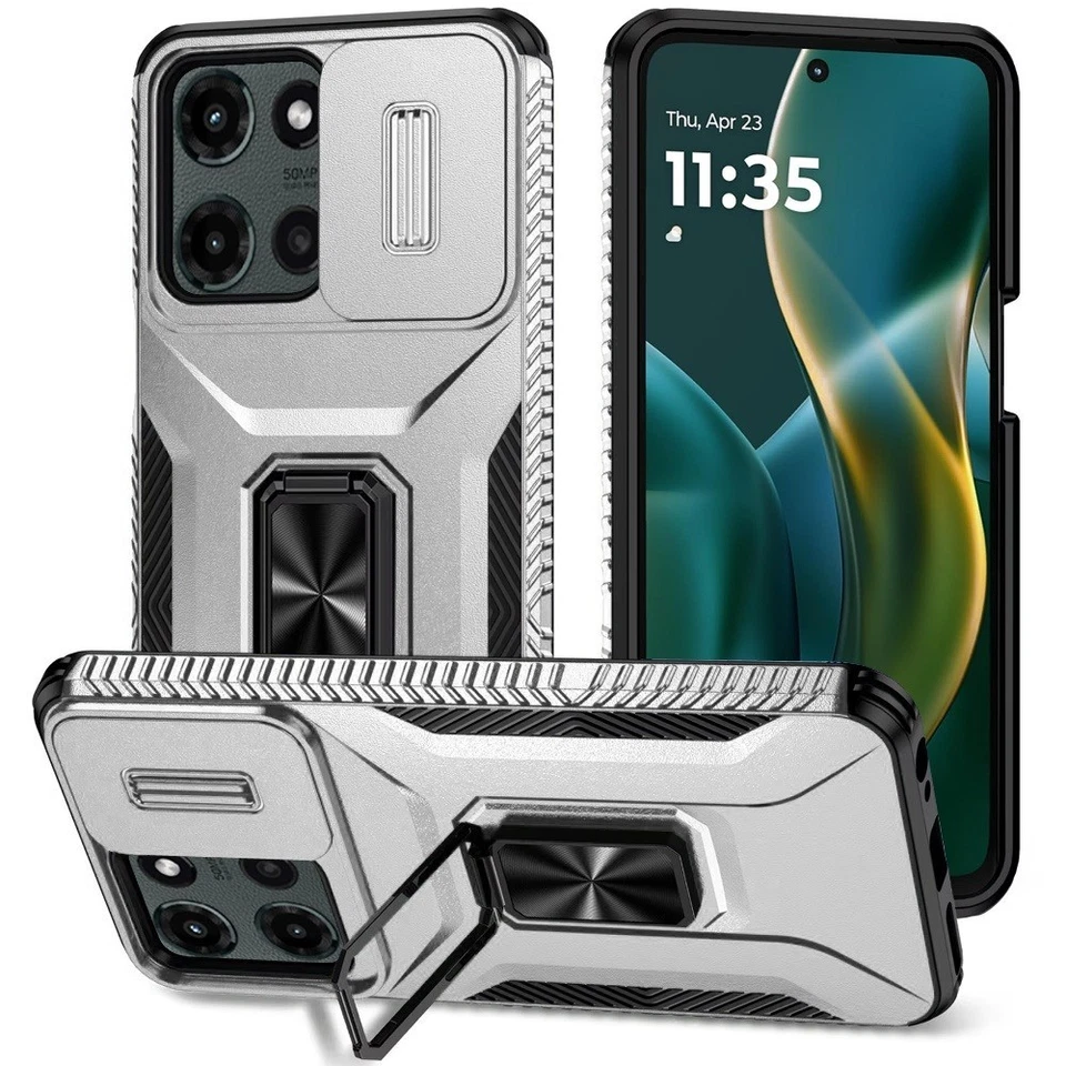 Funda Protectora Completa para Moto G Stylus 2025 con Soporte + Cristal Templado Foto 1 de 1