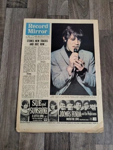 RECORD MIRROR Music Paper- 5th December 1964- Mick Jagger (Rolling Stones) Cover - Foto 1 di 12