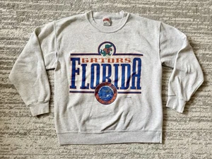 vintage 90s NCAA University of Florida Gators Nutmeg sweatshirt made in USA Sz M - Picture 1 of 6