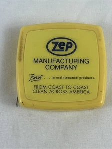 Vintage ZEP Manufacturing Co Mini Measuring Tape 6 Ft Barlow - Picture 1 of 5